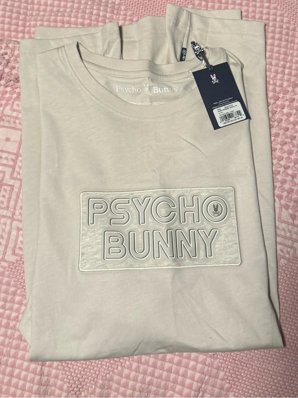 Psycho Bunny Men's Short Sleeve Crew Neck T-Shirt Pima Cotton, Size 8 XXL NWT - Picture 7 of 7